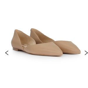 Sam Edelman Rodney flat in nude leather BRAND NEW